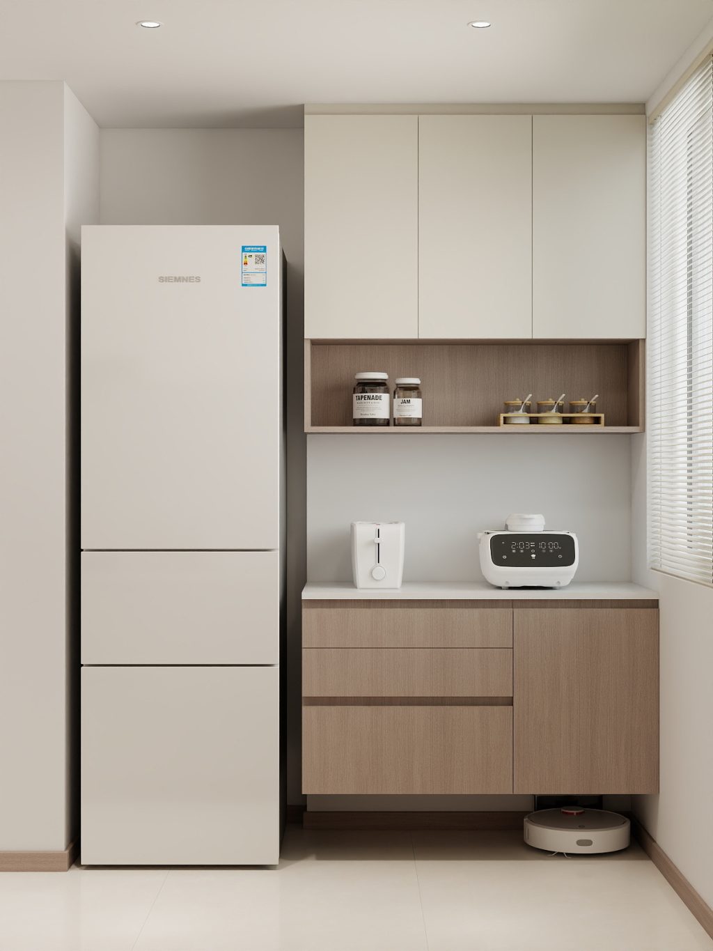 Woodlands Urban Ville 2-Room  Area 2 Design B (Kitchen, Master Bedroom, and Bathroom Cabinets)
