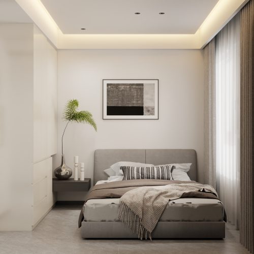 Woodlands Urban Ville 2-Room  Area 2 Design C (Kitchen, Master Bedroom, and Bathroom Cabinets)