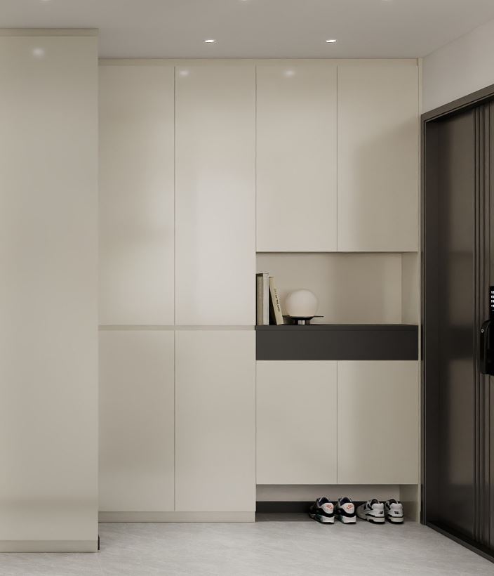 Foyer Full Height Shoes Cabinet  (6 feet)