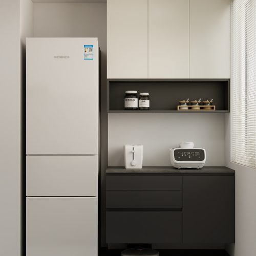 Woodlands Urban Ville 2-Room  Area 2 Design C (Kitchen, Master Bedroom, and Bathroom Cabinets)