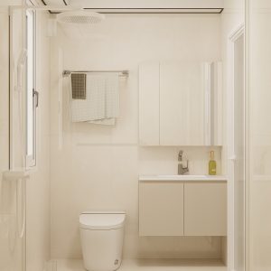 Common Bathroom Top & Bottom Cabinets (5 feet)