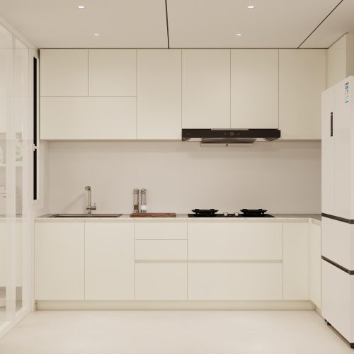 Woodlands Urban Ville 4-Room  Design A (Kitchen, Master Bedroom, and Bathroom Cabinets)