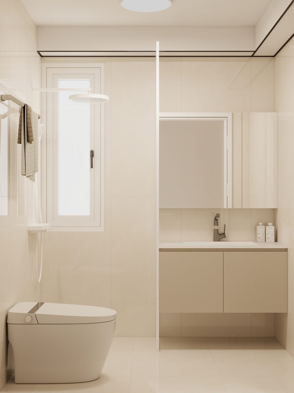Woodlands Urban Ville 4-Room  Design A (Kitchen, Master Bedroom, and Bathroom Cabinets)