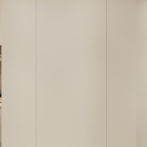 Feature wall tac-tac door in laminated finishing