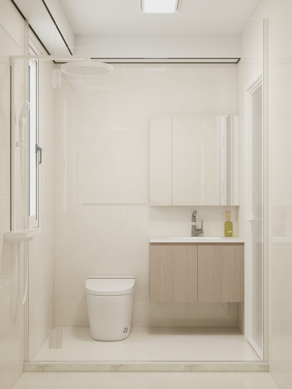 Common Bathroom Top & Bottom Cabinets (5 feet)