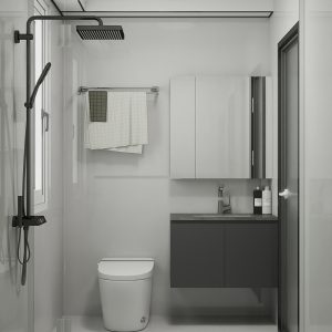 Common Bathroom Top & Bottom Cabinets (5 feet)