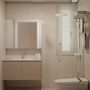 Common Bathroom Top & Bottom Cabinets (5 feet)
