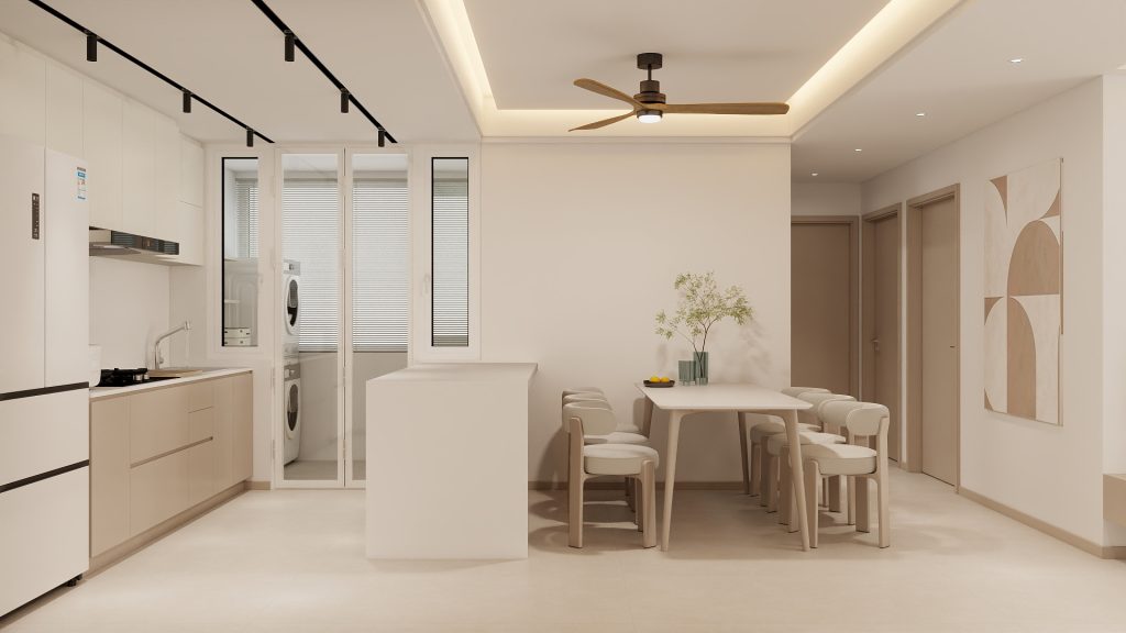Woodlands Woodgrove Ascent 5-Room  Design A (Kitchen, Master Bedroom, and Bathroom Cabinets)