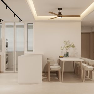 Sintered Stone Island Dining Table  (7 feet)