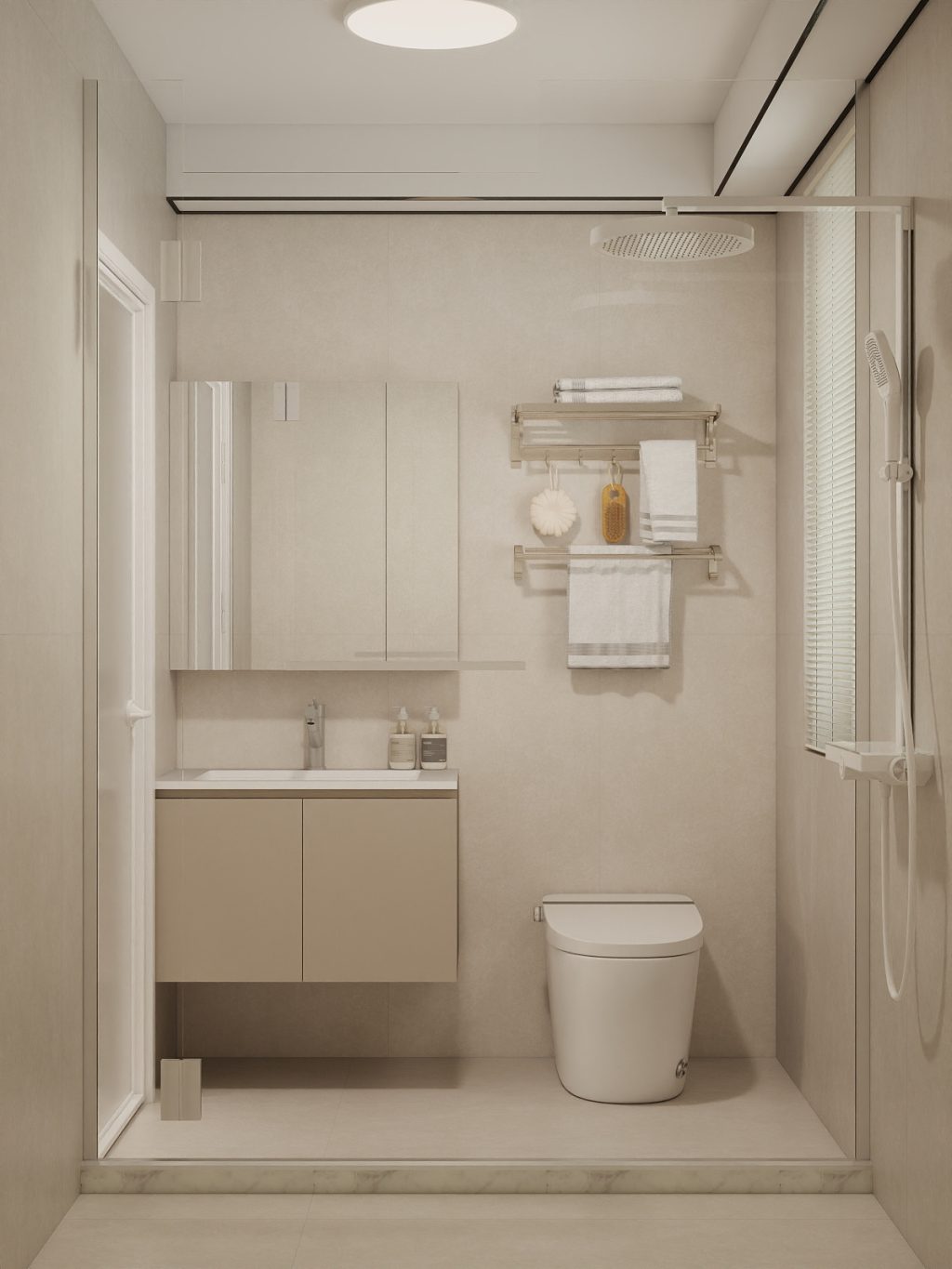 Woodlands Woodgrove Ascent 5-Room  Design A (Kitchen, Master Bedroom, and Bathroom Cabinets)
