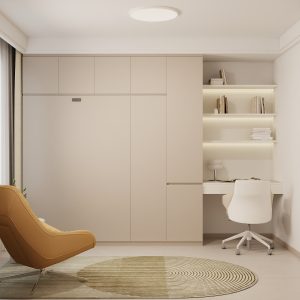 Bedroom 2 Space Saving Beds with Casement Wardrobe  (10.5  feet)