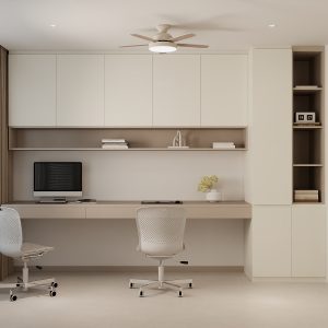 Studying Room full height Cabinet & Top hung Cabinet with Study table  (15 feet)