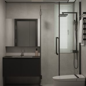 Common Bathroom Top & Bottom Cabinets (5 feet)