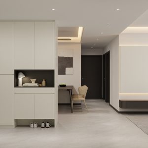 Foyer Full Height Shoes Cabinet  (4.5 feet)
