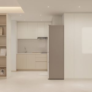 Foyer Full Height Shoes Cabinet and Bomb Shelver Door (6.5 feet)