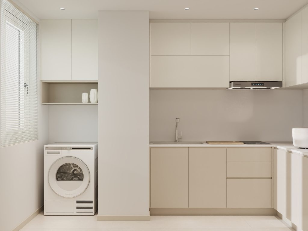 Woodlands Woodgrove Ascent 2-Room Design A (Kitchen, Master Bedroom, and Bathroom Cabinets)