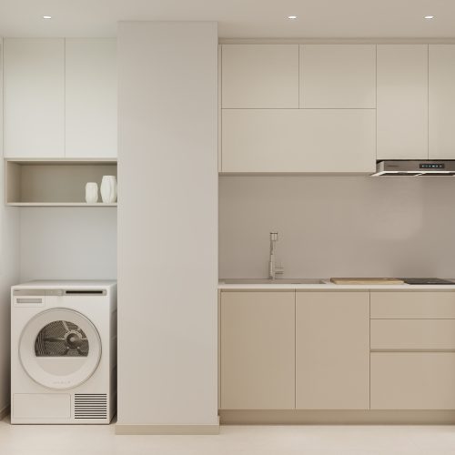 Woodlands Woodgrove Ascent 2-Room Design A (Kitchen, Master Bedroom, and Bathroom Cabinets)