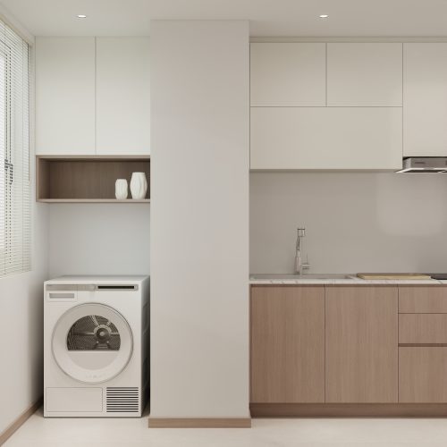 Woodlands Woodgrove Ascent 2-Room Design B (Kitchen, Master Bedroom, and Bathroom Cabinets)