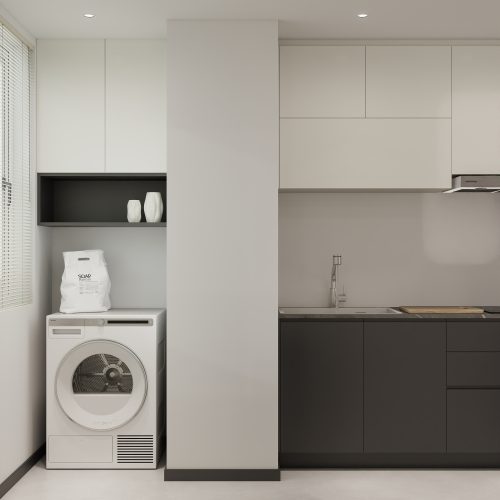 Woodlands Woodgrove Ascent 2-Room Design C (Kitchen, Master Bedroom, and Bathroom Cabinets)