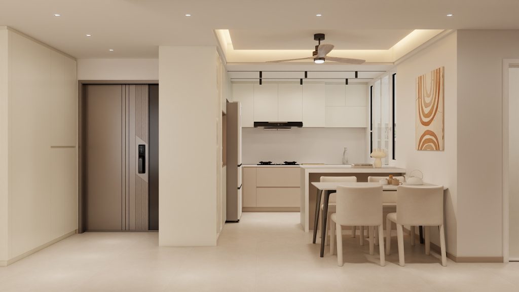 Woodlands Woodgrove Ascent 4-Room  Design A (Kitchen, Master Bedroom, and Bathroom Cabinets)