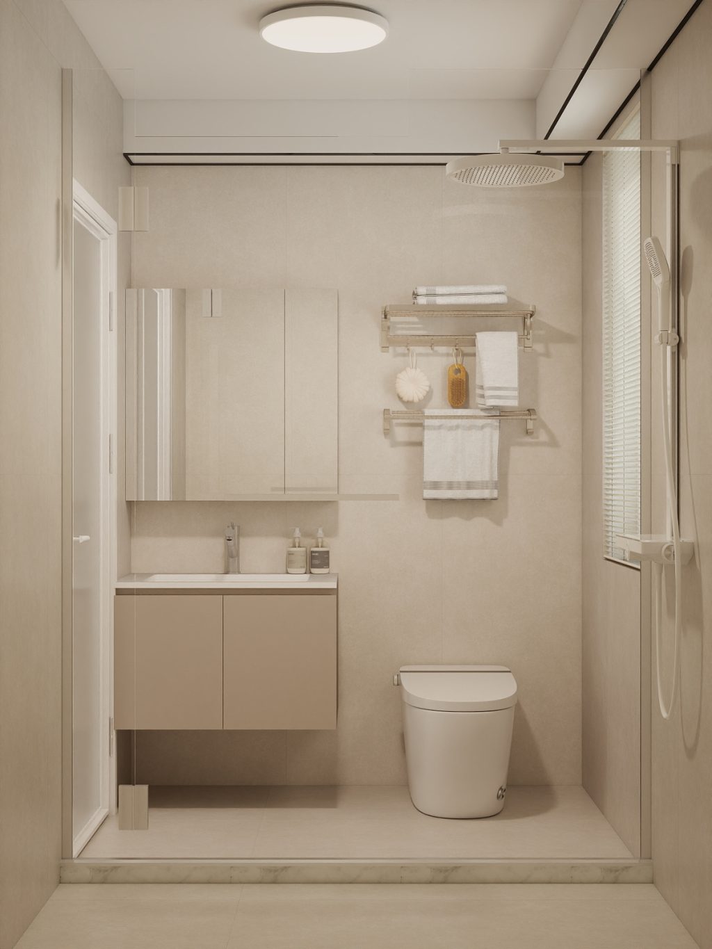 Woodlands Woodgrove Ascent 4-Room  Design A (Kitchen, Master Bedroom, and Bathroom Cabinets)