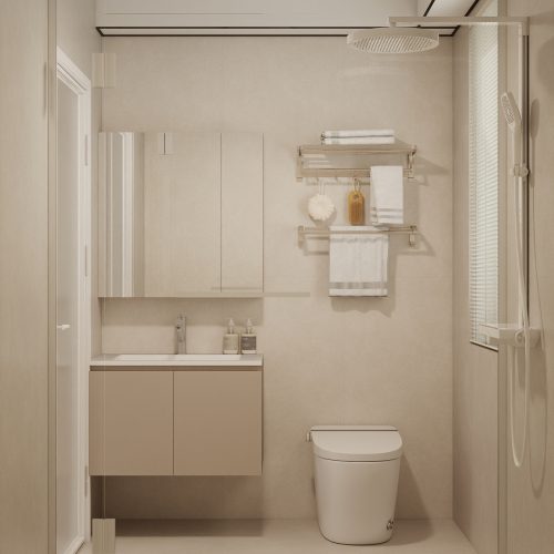 Woodlands Woodgrove Ascent 4-Room  Design A (Kitchen, Master Bedroom, and Bathroom Cabinets)