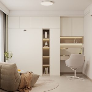 Bedroom 2 Space Saving Beds with Casement Wardrobe  (10.5  feet)