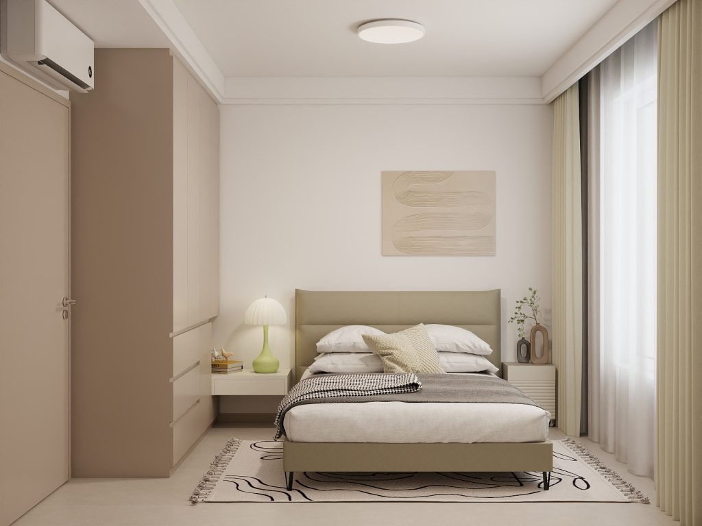 Bedroom 1 Casement Wardrobe with Dressing Table (6.5 feet)