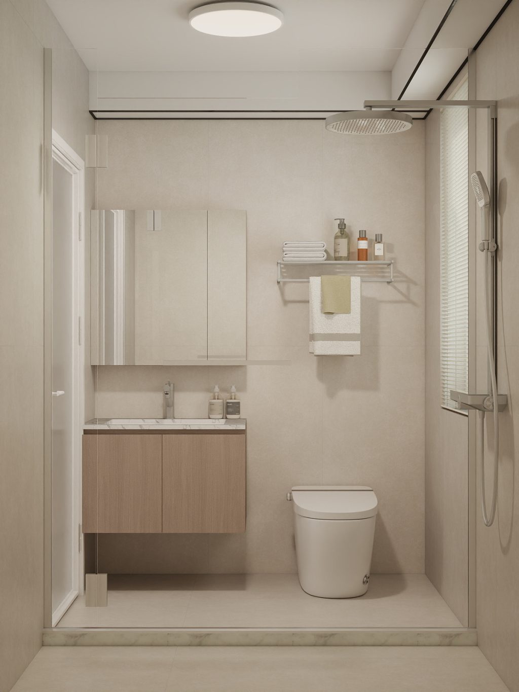 Woodlands Woodgrove Ascent 4-Room  Design B (Kitchen, Master Bedroom, and Bathroom Cabinets)