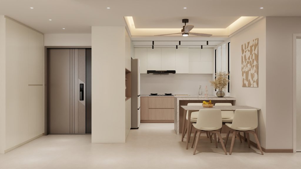 Woodlands Woodgrove Ascent 4-Room  Design B (Kitchen, Master Bedroom, and Bathroom Cabinets)