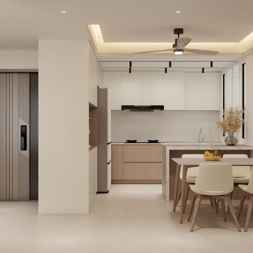 Woodlands Woodgrove Ascent 4-Room  Design B (Kitchen, Master Bedroom, and Bathroom Cabinets)
