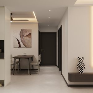 Foyer Full Height Shoes Cabinet  (2.5 feet)