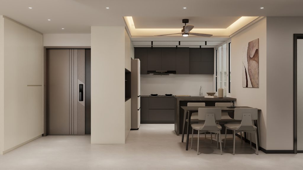 Woodlands Woodgrove Ascent 4-Room  Design C (Kitchen, Master Bedroom, and Bathroom Cabinets)