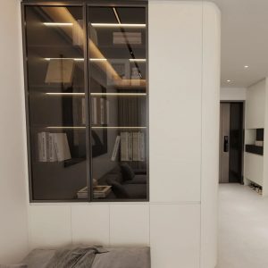 Dining Full Height Storage & Display cabinet  (5 feet)