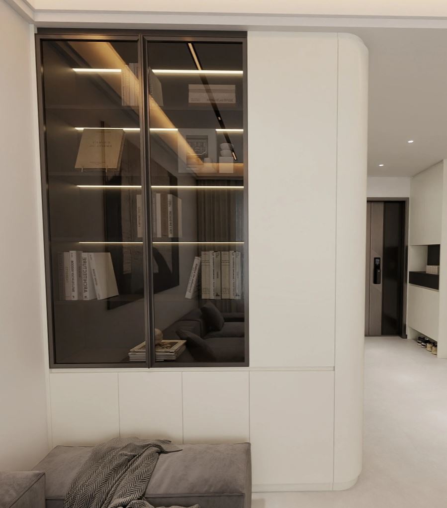 Dining Full Height Storage & Display cabinet  (5 feet)