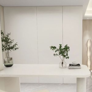 Feature wall tic-tac door in laminated finishing