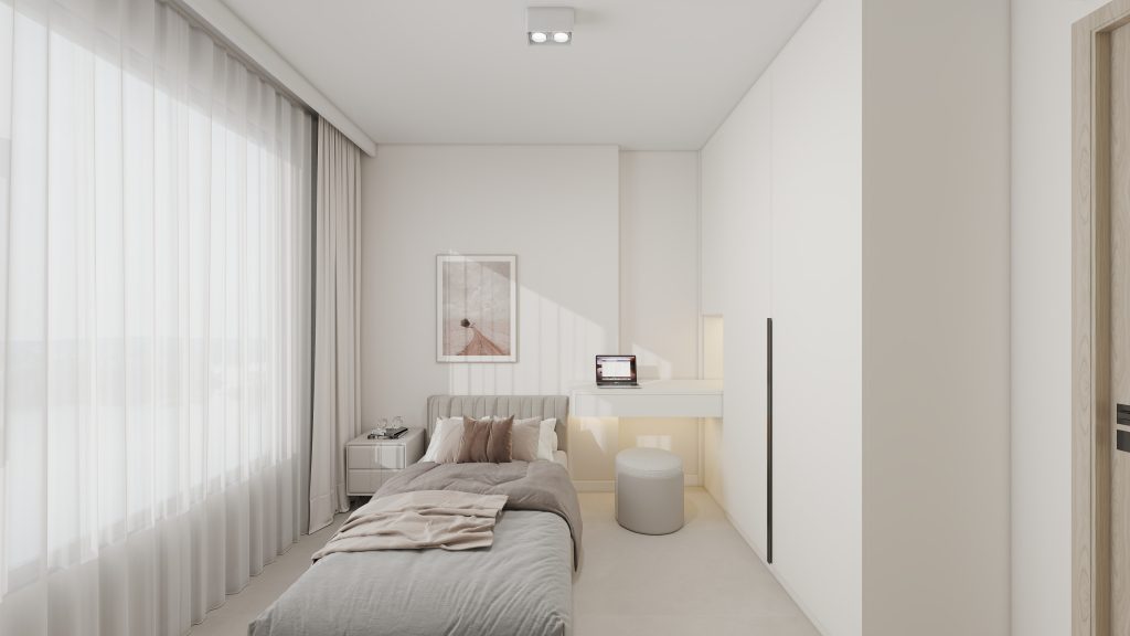 Bedroom 1 Casement Wardrobe (8.5 feet)