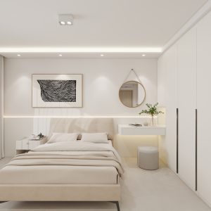 Master Bedroom Bedhead with LED light