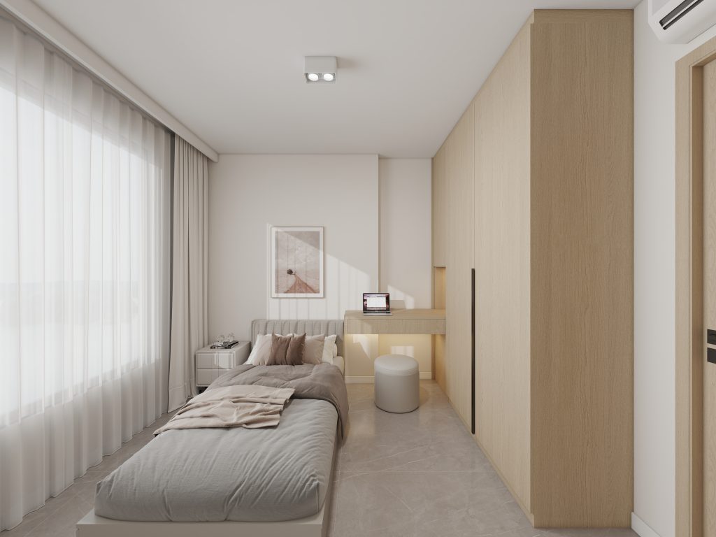Bedroom 1 Casement Wardrobe (8.5 feet)