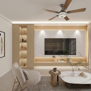 Living Room Suspended Tv  storage cabinet (10.5 feet)