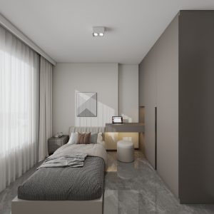 Bedroom 1 Casement Wardrobe (8.5 feet)
