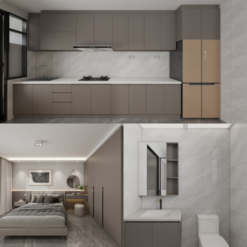 Pasir Ris Costa Grove 5-Room  Design C (Kitchen, Master Bedroom, and Bathroom Cabinets)