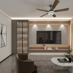 Living Room Suspended Tv  storage cabinet (10.5 feet)