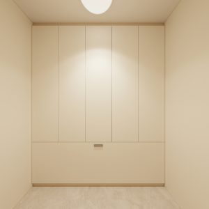 Bomb Shelter Full Height Space Saving Beds with Storage Cabinet (7 feet)