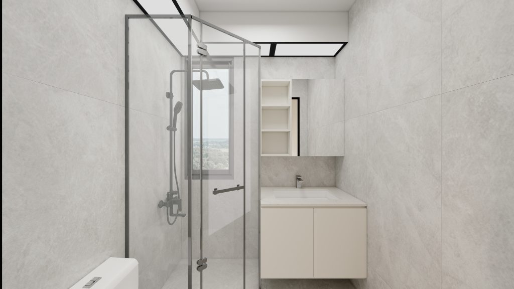 Common Bathroom Top & Bottom Cabinets (5 feet)