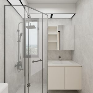 Common Bathroom Top & Bottom Cabinets (5 feet)