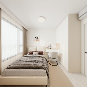Bedroom 1 Casement Wardrobe (5.5 feet)