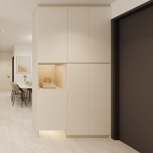 Foyer Full Height Shoes Cabinet  (5 feet)