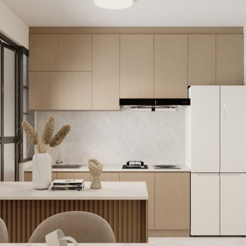 Pasir Ris Costa Grove 4-Room  Design B (Kitchen, Master Bedroom, and Bathroom Cabinets)