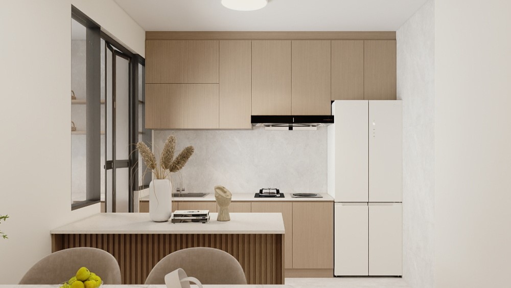 Pasir Ris Costa Grove 4-Room  Design B (Kitchen, Master Bedroom, and Bathroom Cabinets)